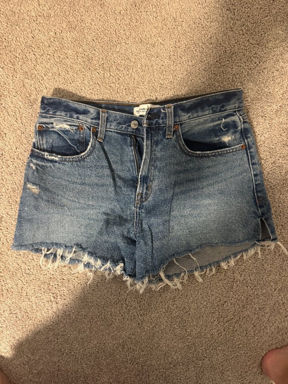 Abercrombie & Fitch Curve Love Mid Rise Boyfriend Short Size 28 / 6
